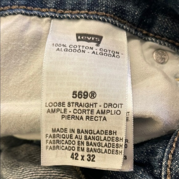 Levi's Relaxed Blue Jeans Classic Denim - Picture 5 of 5